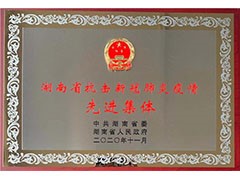 海利常德公司榮獲“湖南省抗擊新冠肺炎疫情先進集體”、彭長春獲“先進個人”